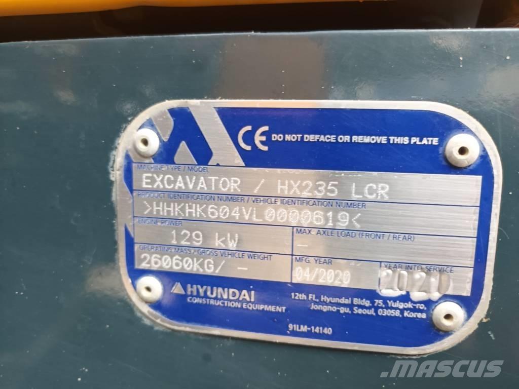 Hyundai HX 235 LCR Bageri gusjeničari