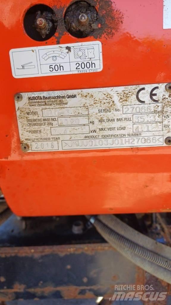 Kubota U10-3 Mini bageri <7t