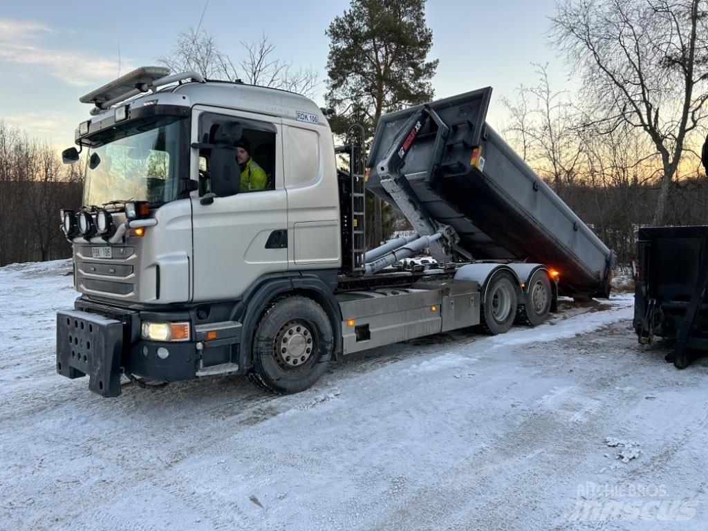 Scania G 480 Rol kiper kamioni s kukama za dizanje