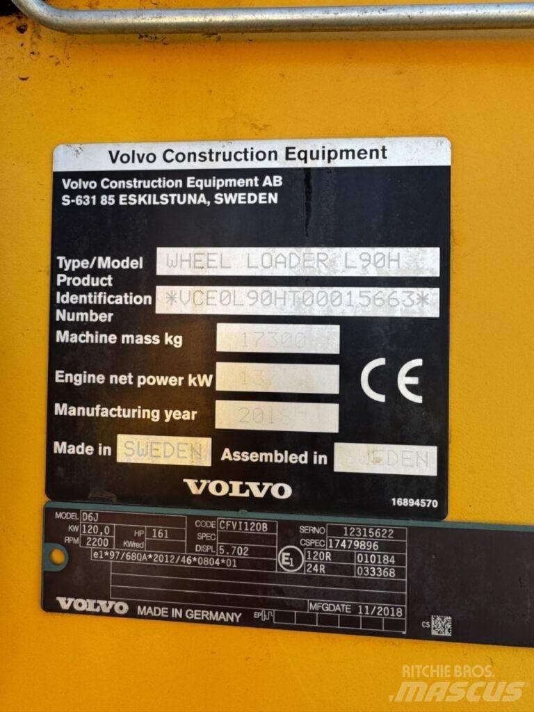 Volvo L90H Utovarivači na kotačima
