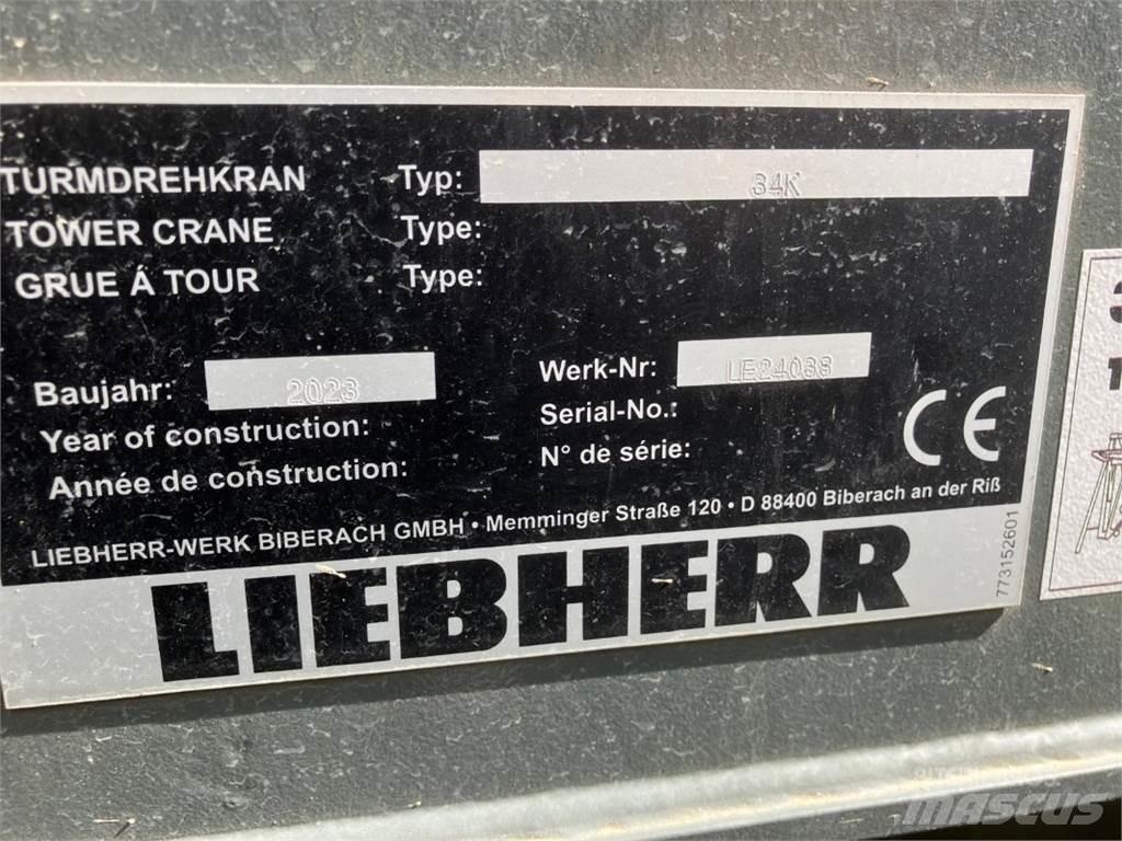Liebherr 34K Toranjski kranovi