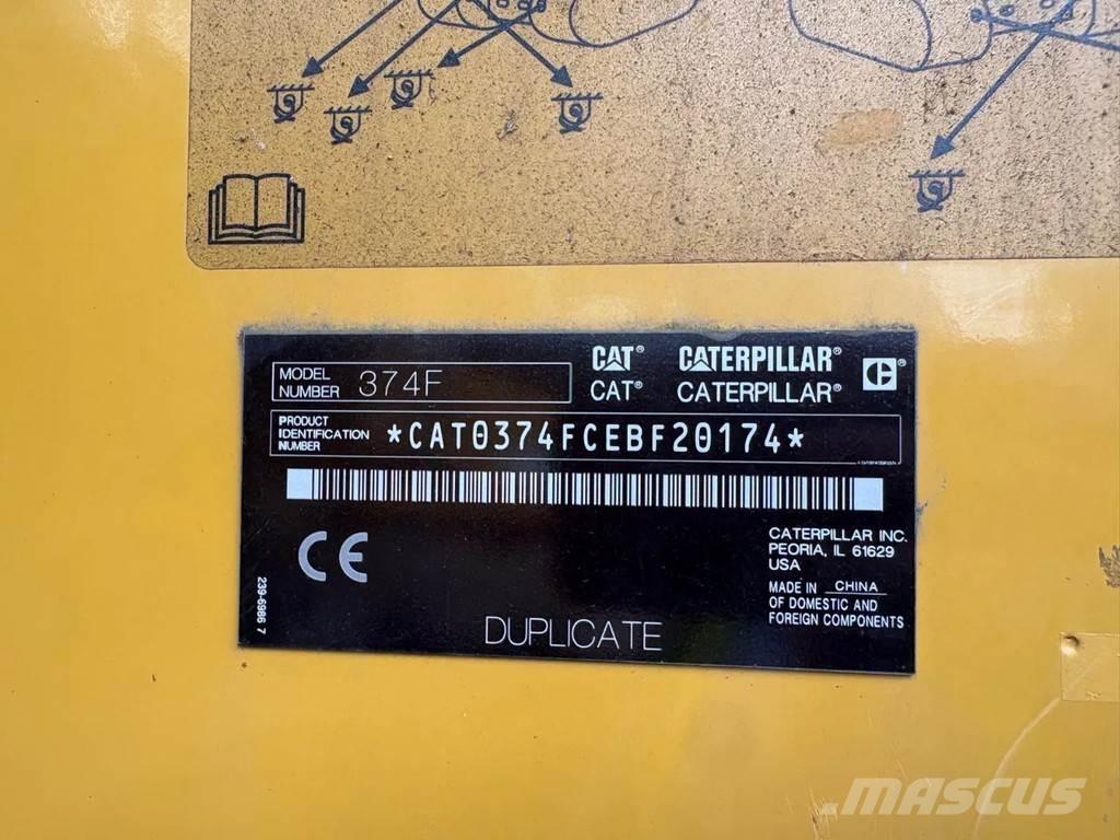 CAT 374F Bageri gusjeničari