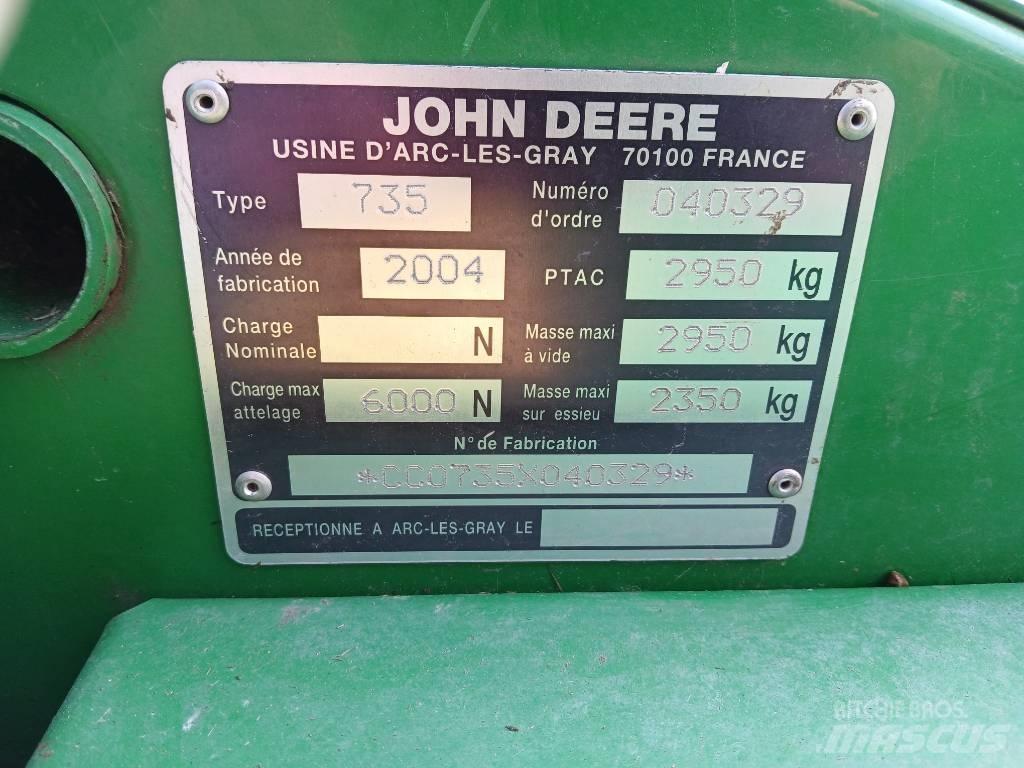 John Deere 735 Uređaji za kosilice