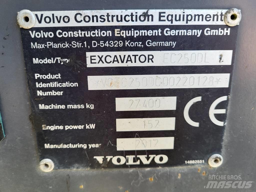 Volvo EC 250 D L Bageri gusjeničari