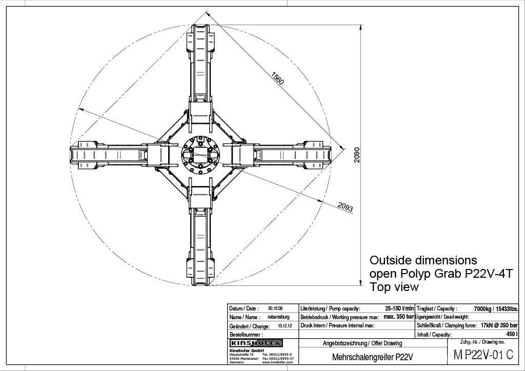  P22V-4T Grabilice