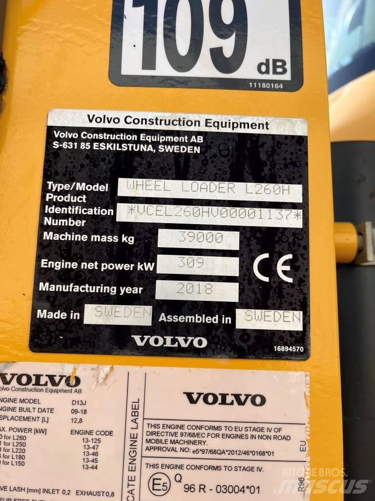 Volvo L260H Utovarivači na kotačima