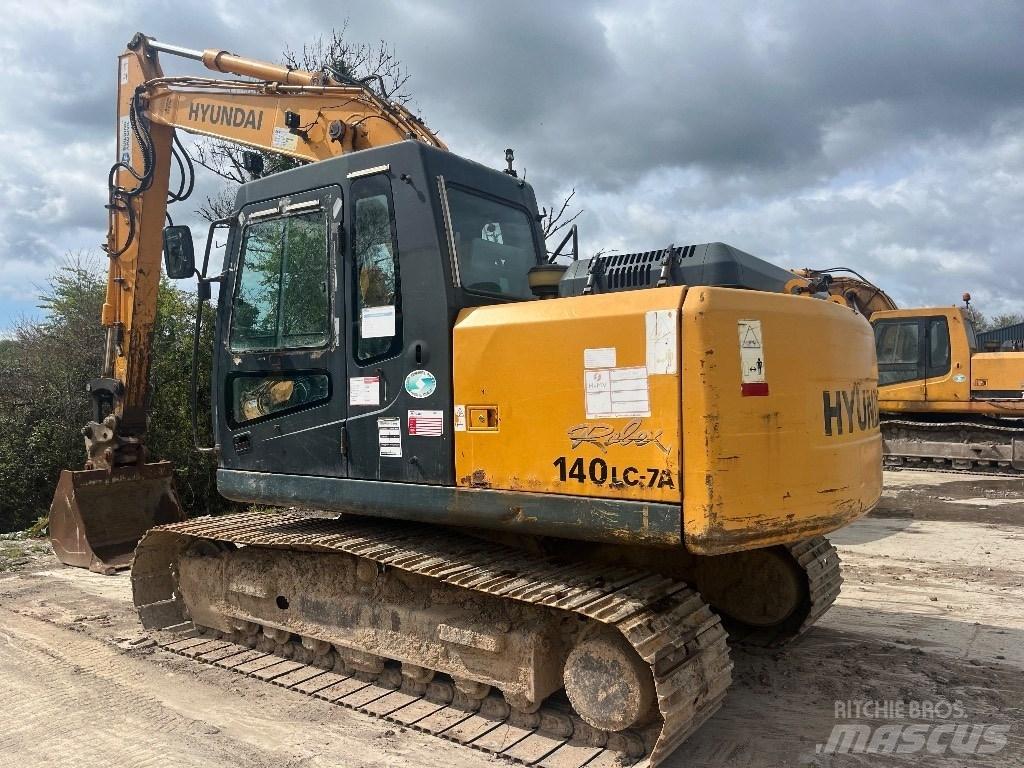 Hyundai 140LC-7A Bageri gusjeničari