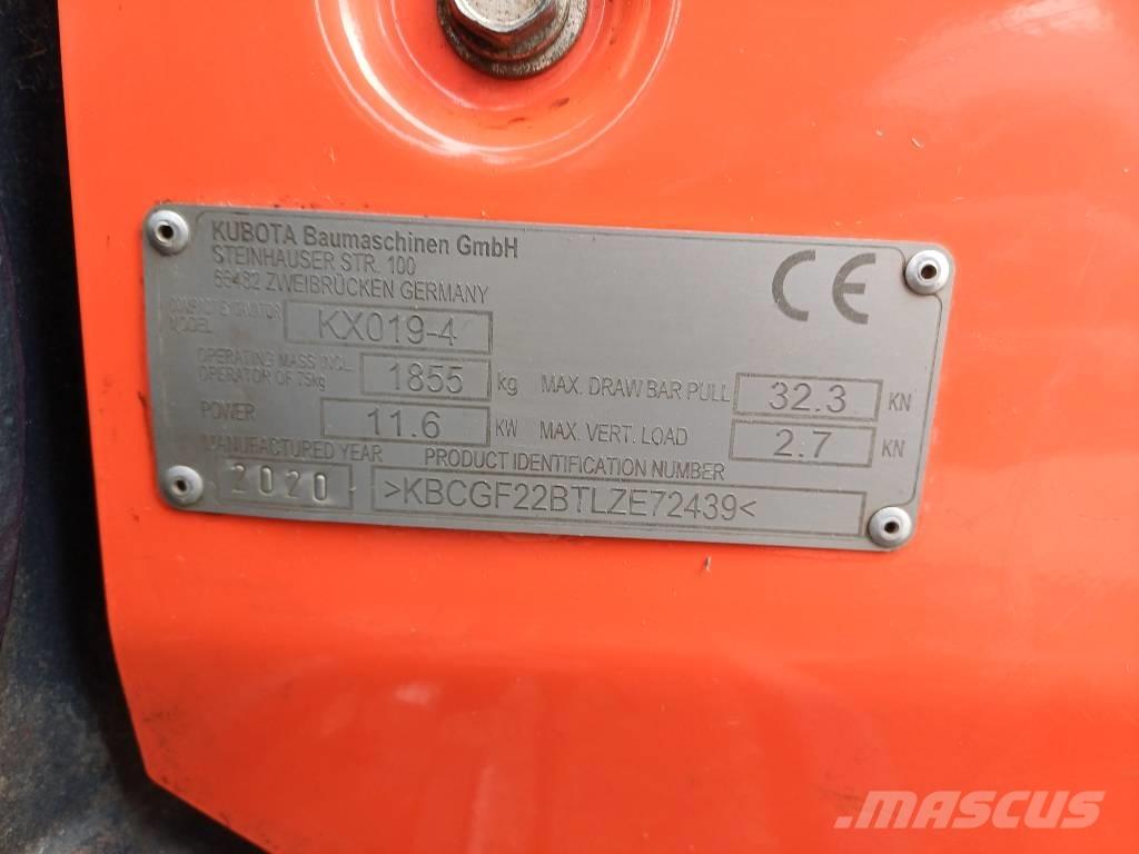 Kubota KX 019-4 Mini bageri <7t