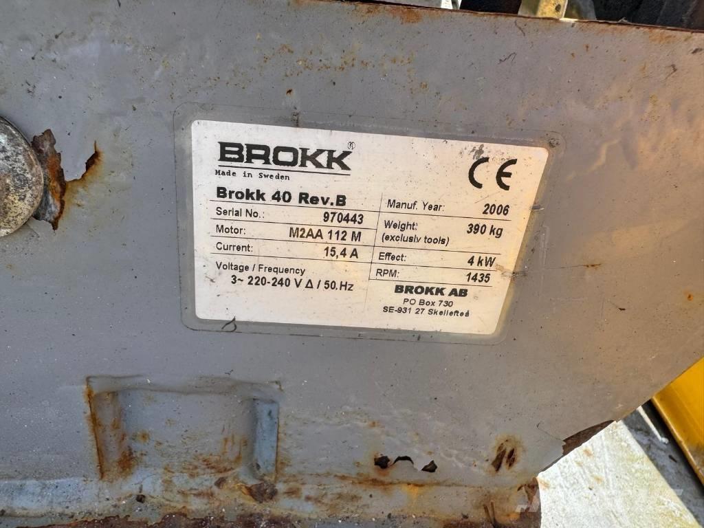 Brokk 40 Bageri za rušenje