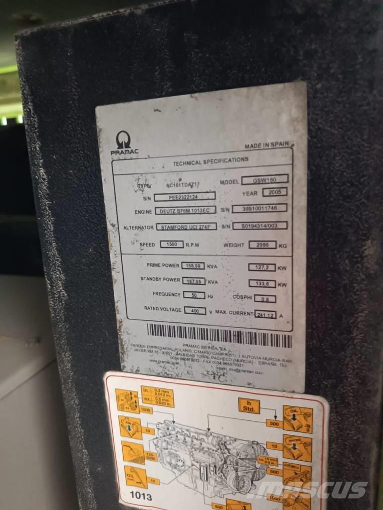 Pramac GSW 160 Dizel agregati