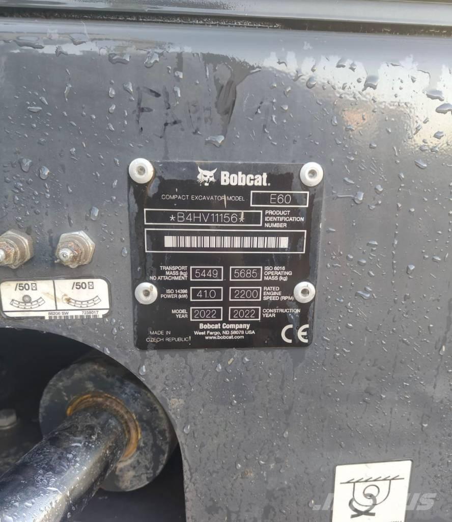 Bobcat E60 Mini bageri <7t