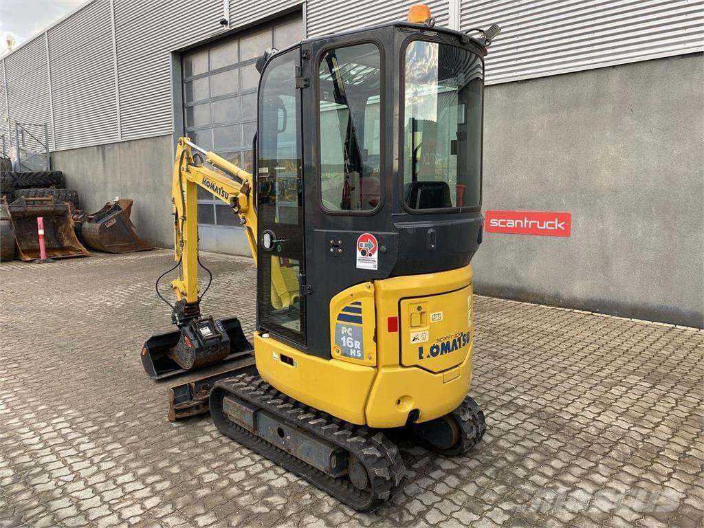 Komatsu PC16 Bageri na kotačima