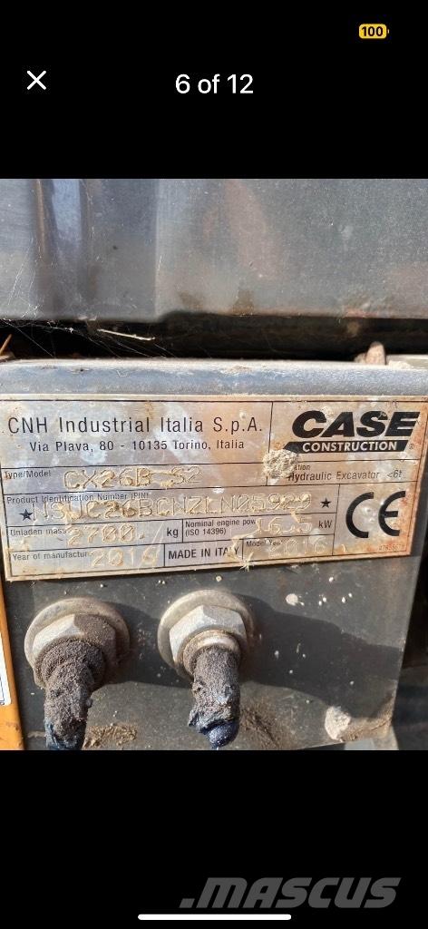 CASE CX 26 B ZTS Mini bageri <7t