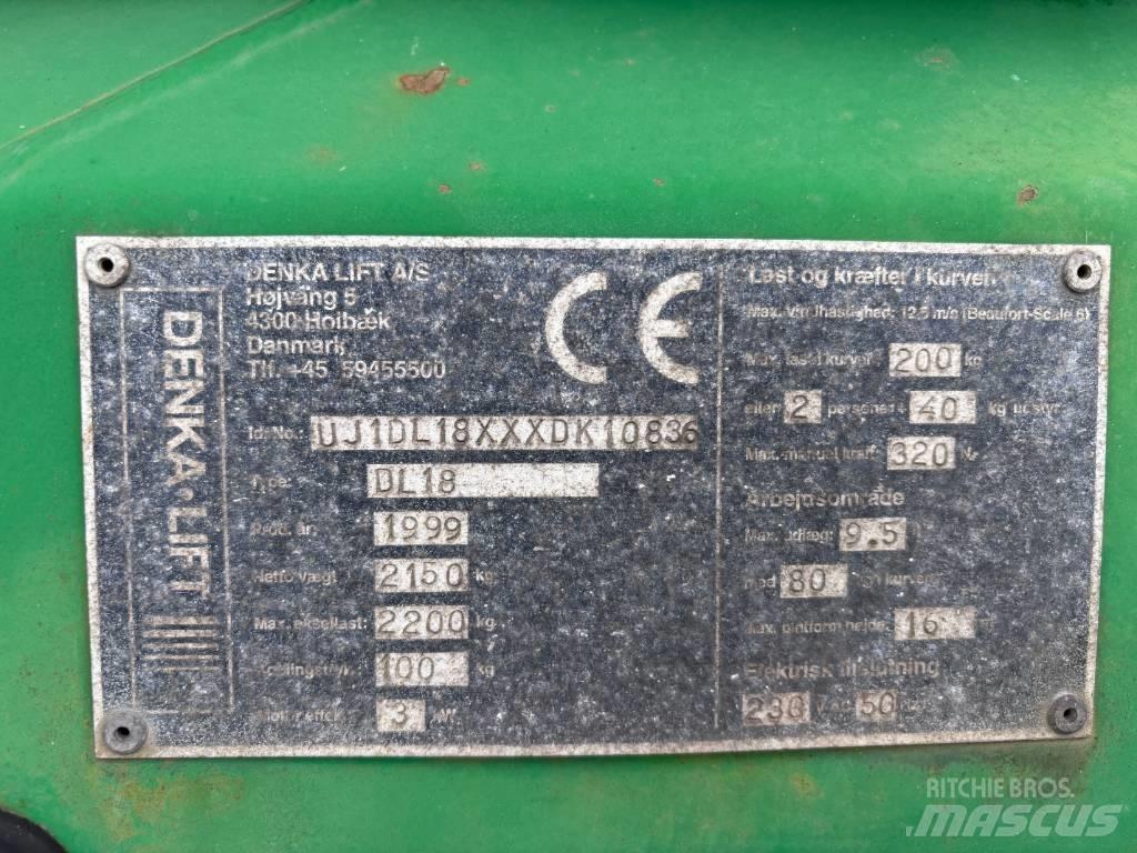 Denka-Lift DL 18 Vučne prikolice se podiznom košarom
