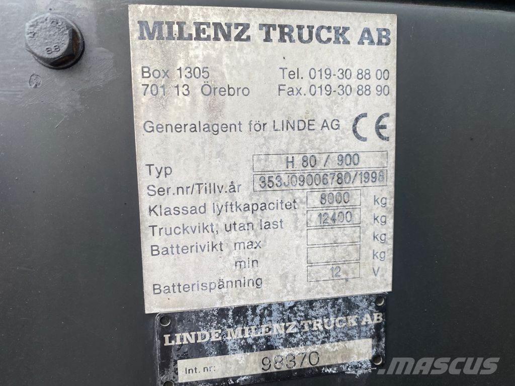 Linde H80D/900 Dizelski viličari