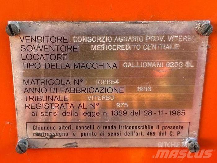 GALLICANI 9250SL Hvataljke za bale