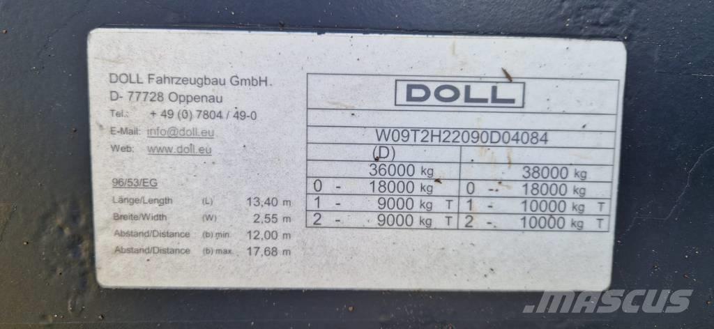 Doll T2H Nisko-utovarne poluprikolice