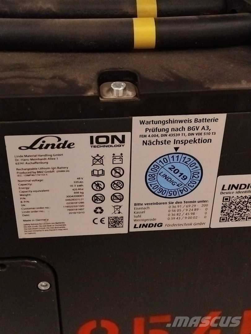 Linde E16 ION Električni viličari