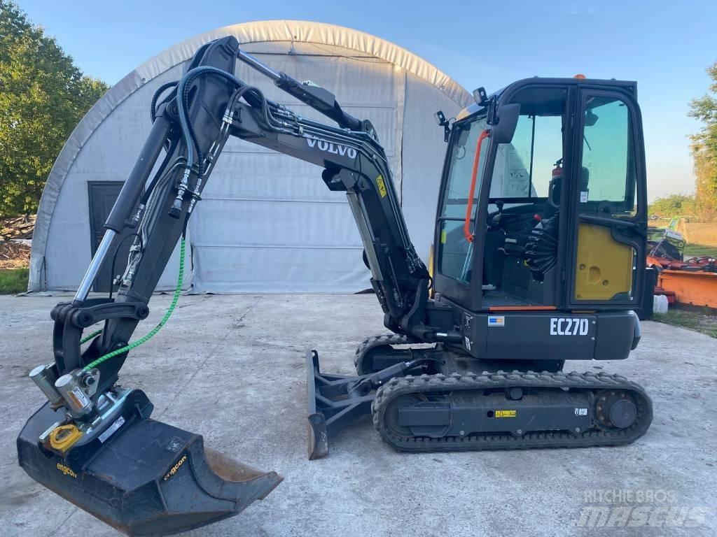 Volvo EC 27 D Mini bageri <7t