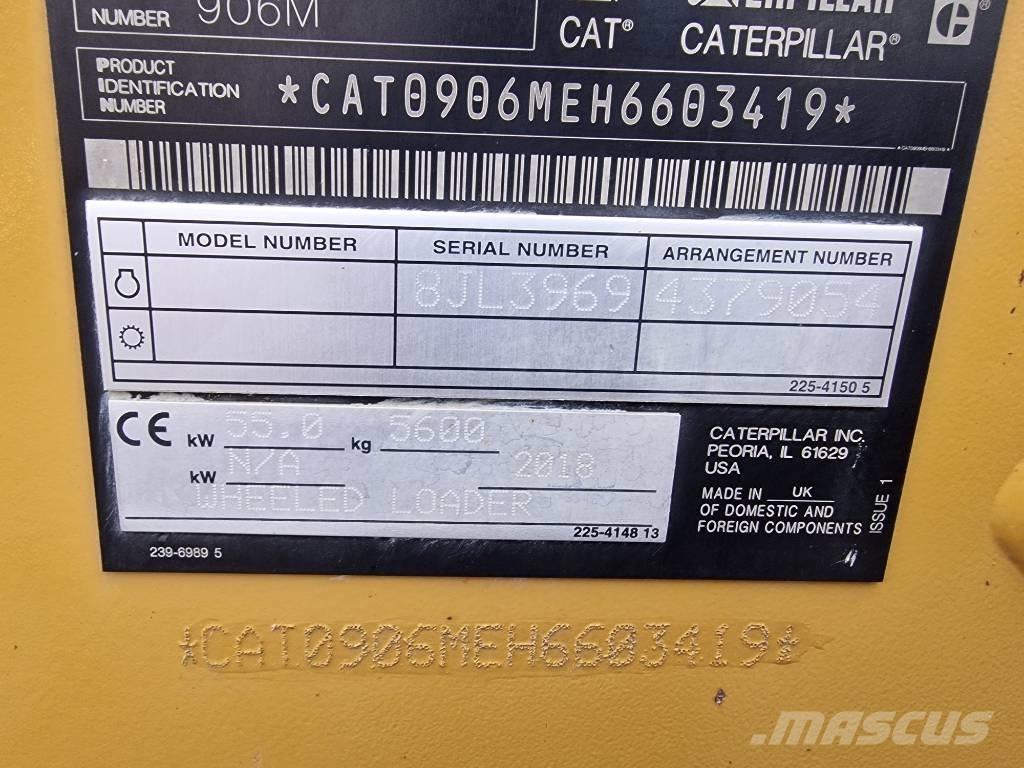 CAT 906 M Klima Utovarivači na kotačima