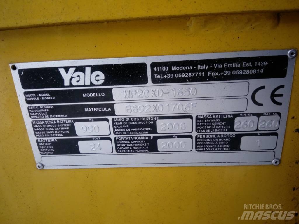 Yale MP 20 XD Nisko podizni električni viličar sa platformu