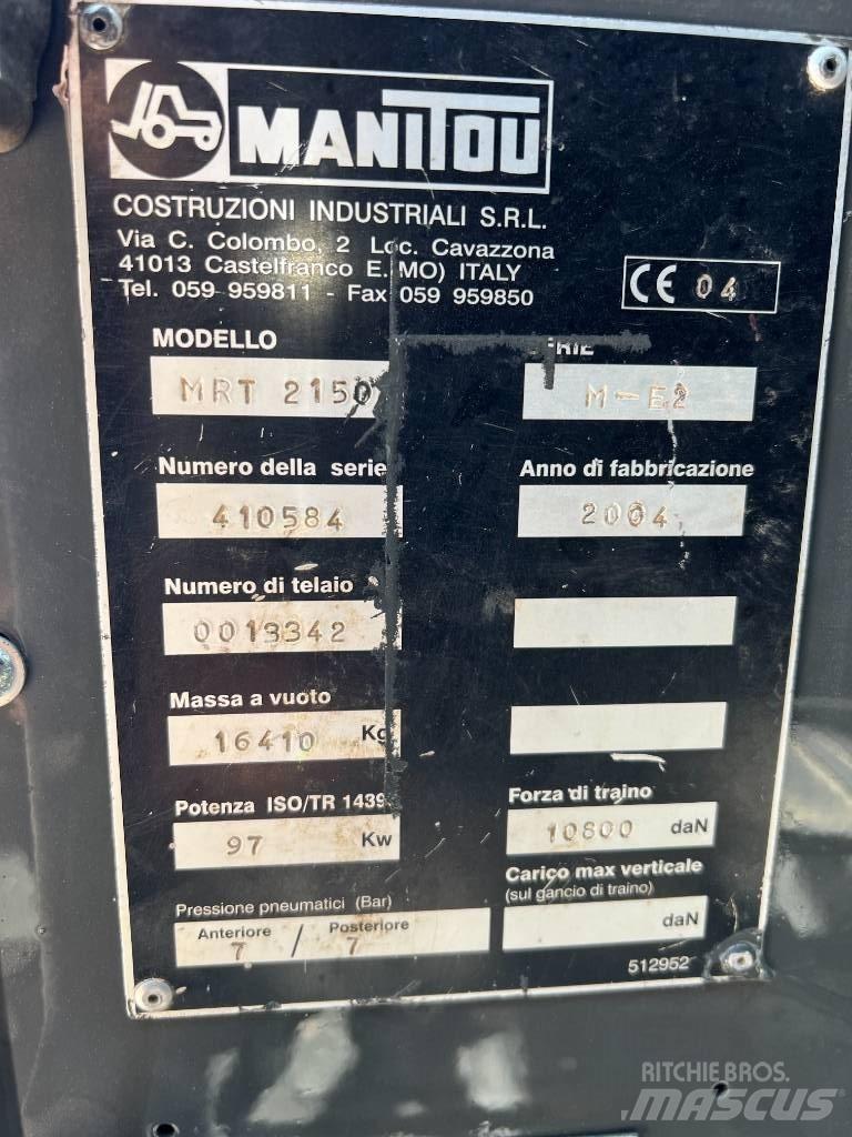 Manitou MRT 2150 Teleskopski viličari