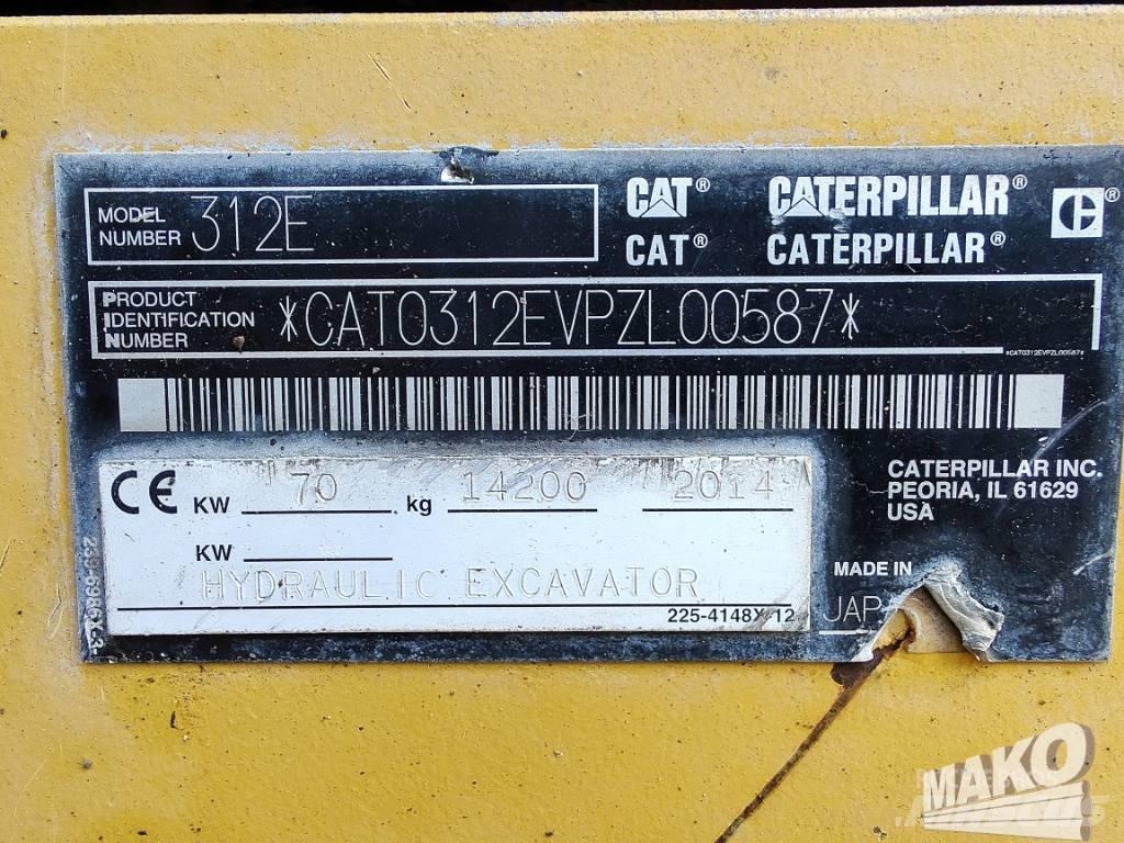 CAT 312 E Bageri gusjeničari