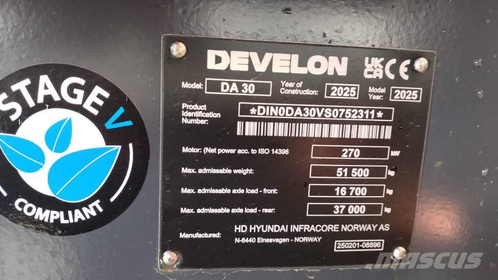 Develon DA 30-7 Zglobni demperi
