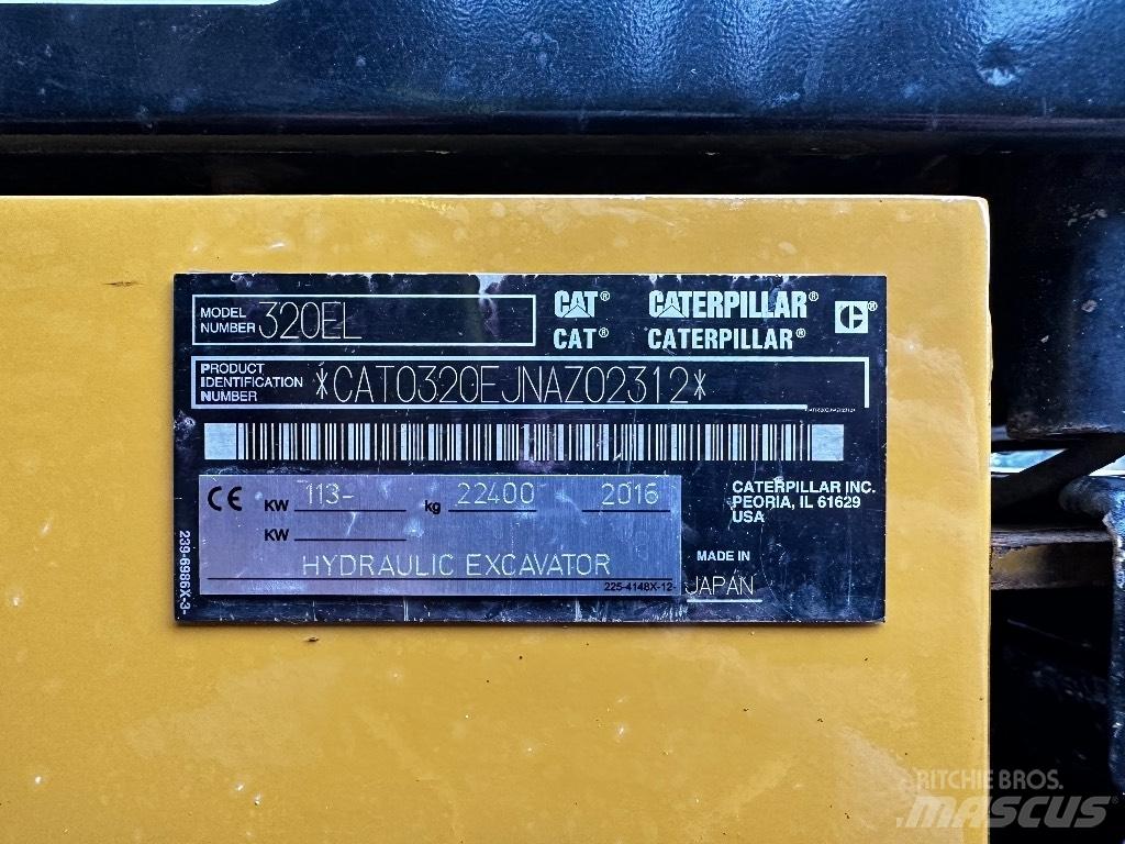 CAT 320 EL Bageri gusjeničari