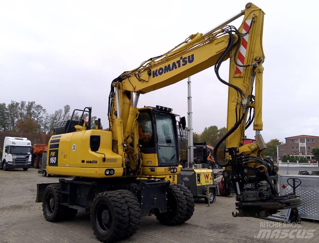 Komatsu PW160-11 Bageri na kotačima