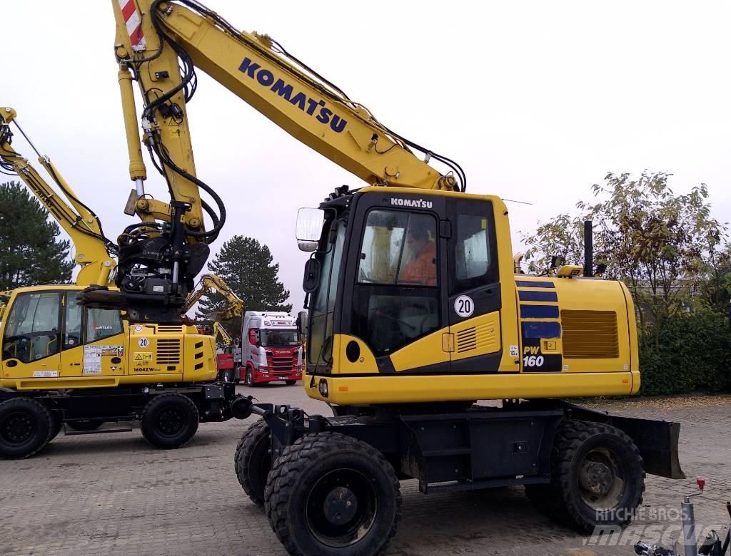 Komatsu PW160-11 Bageri na kotačima