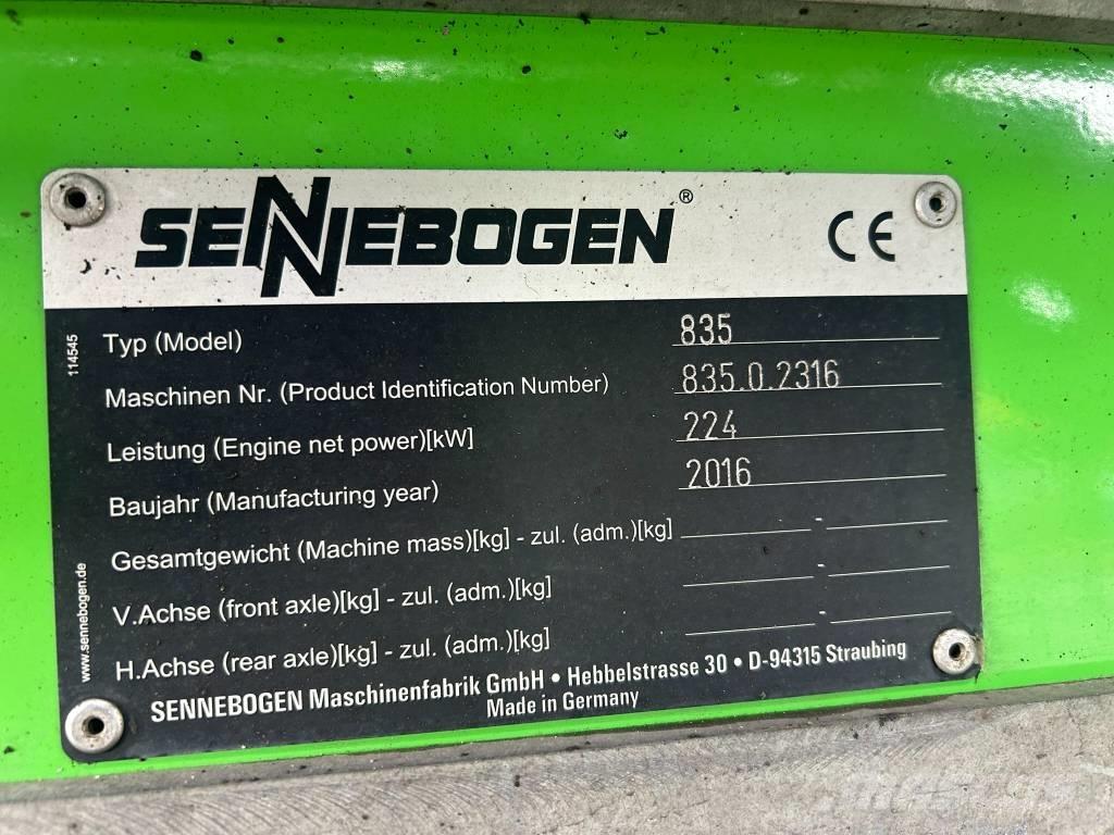 Sennebogen 835 M Bageri za manipuliranje materijalom / otpadom