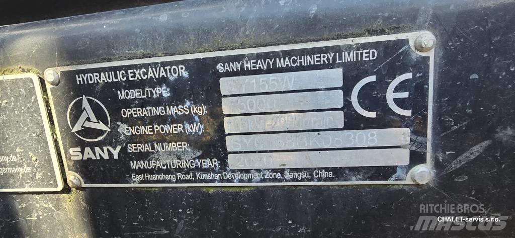 Sany SY 155 W Bageri na kotačima