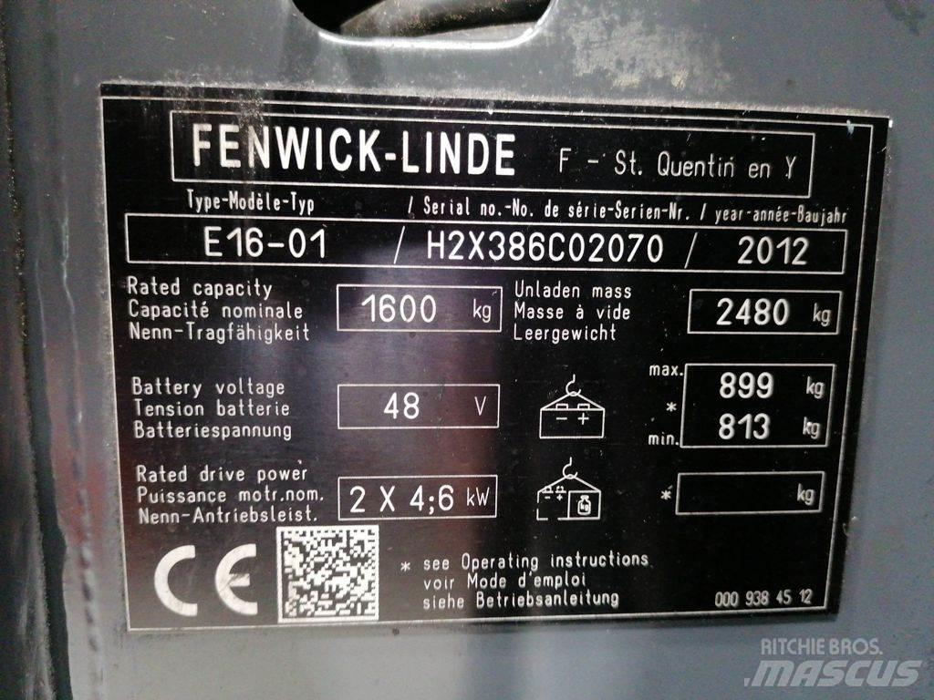 Linde E16-01 Električni viličari