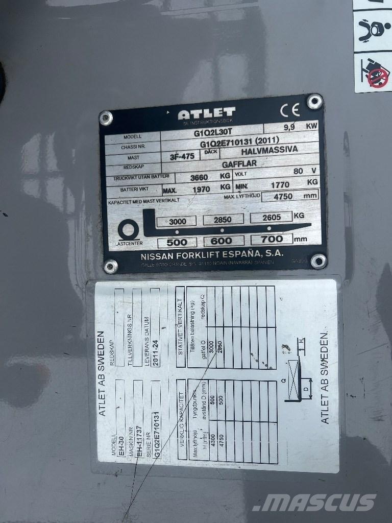 Atlet L30T Električni viličari