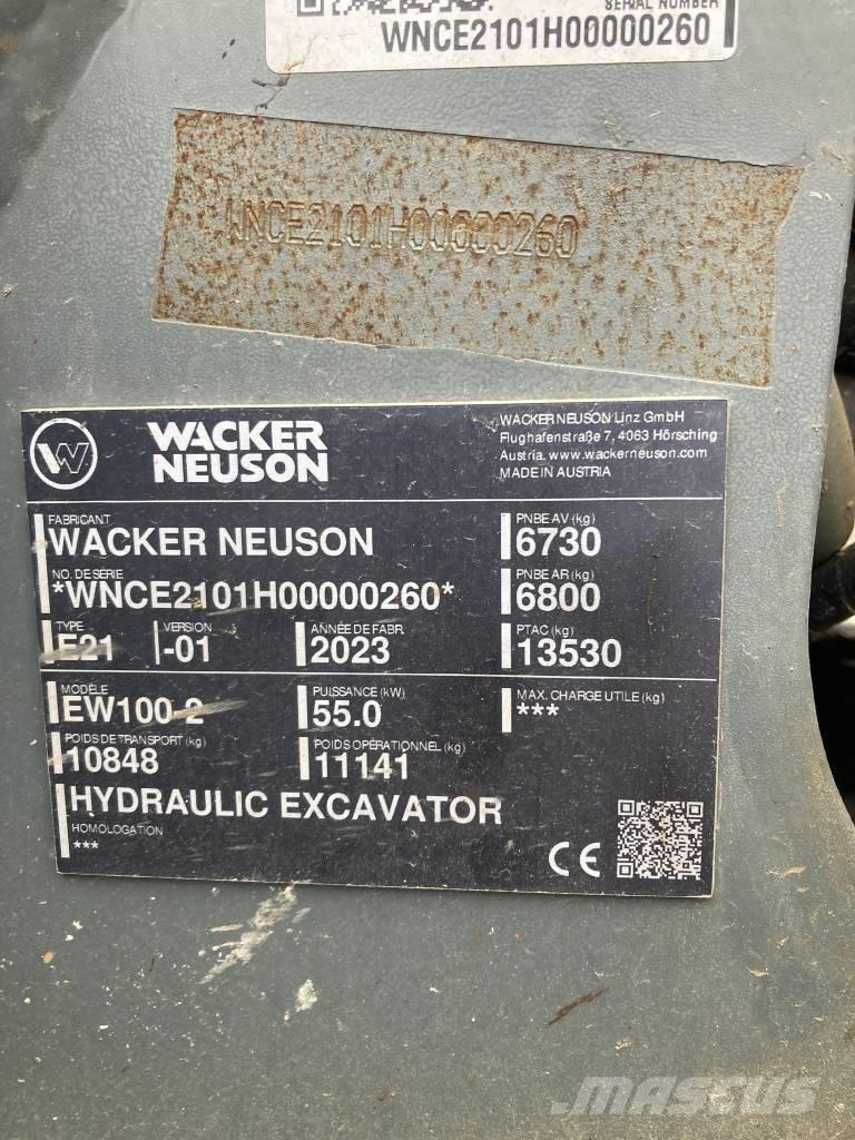 Wacker Neuson EW 100 Bageri na kotačima