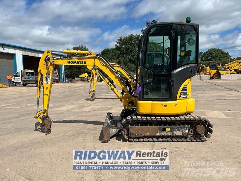 Komatsu PC 26 MR Mini bageri <7t