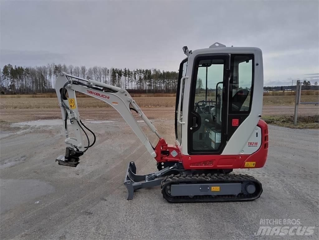 Takeuchi TB 216 Mini bageri <7t