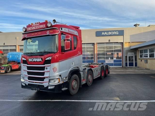 Scania R 500 Rol kiper kamioni s kukama za dizanje