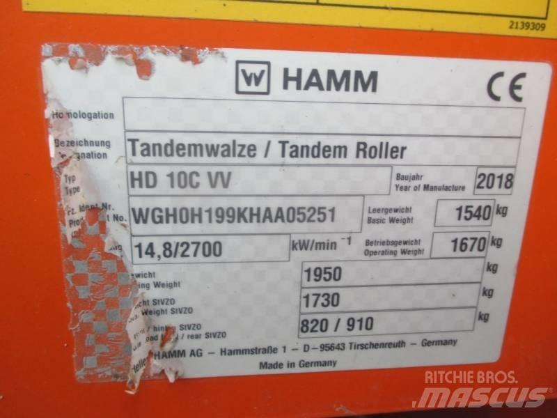Hamm HD 10 C VV Valjci sa dvojnim bubnjem