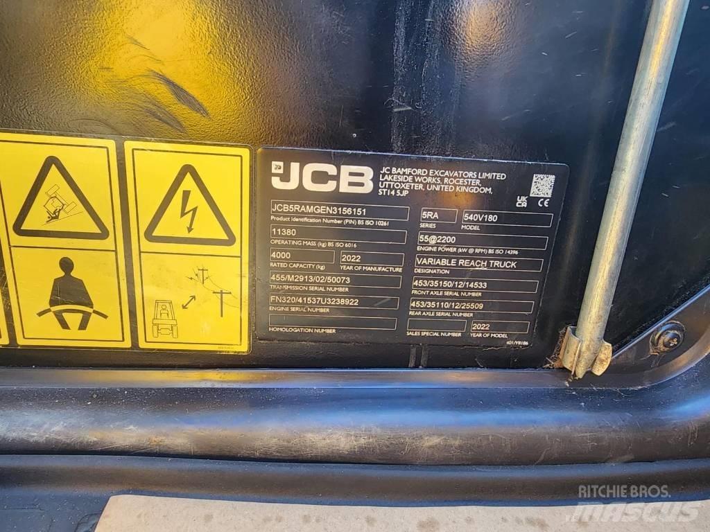 JCB 540-180 Teleskopski viličari
