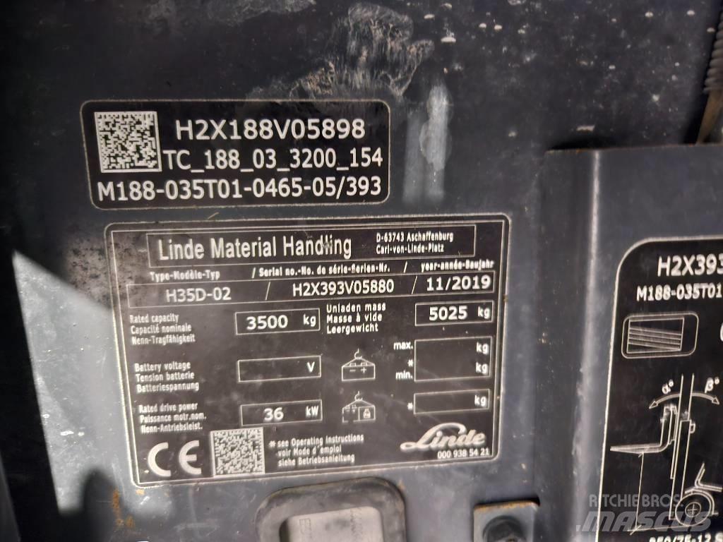 Linde H35D Dizelski viličari