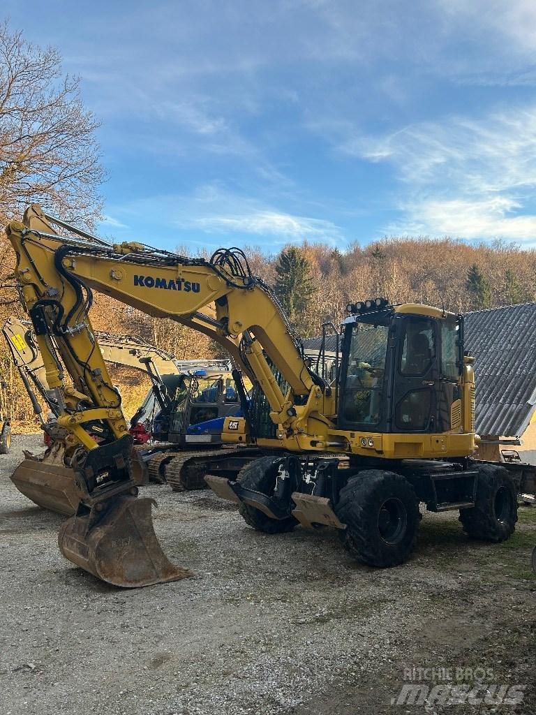 Komatsu Pw118mr11 Bageri na kotačima