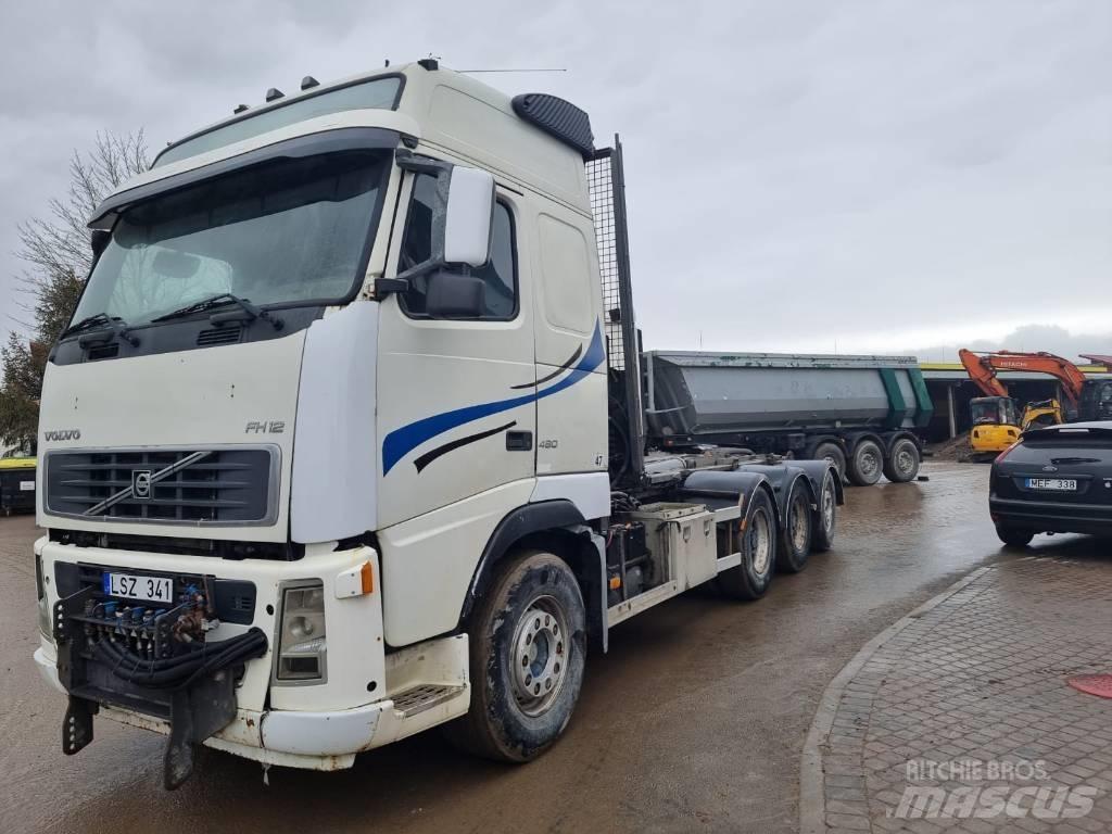 Volvo FH 12 Rol kiper kamioni s kukama za dizanje