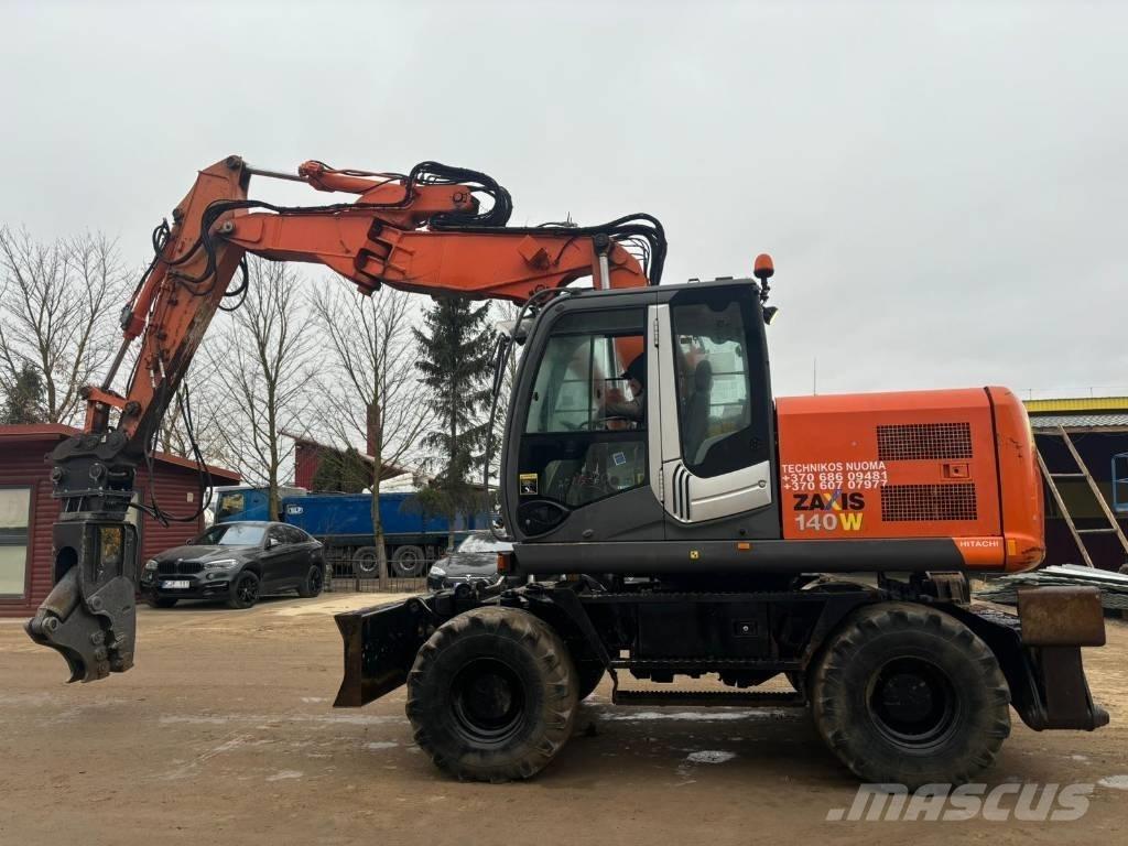 Hitachi ZX140 W-3 Bageri na kotačima