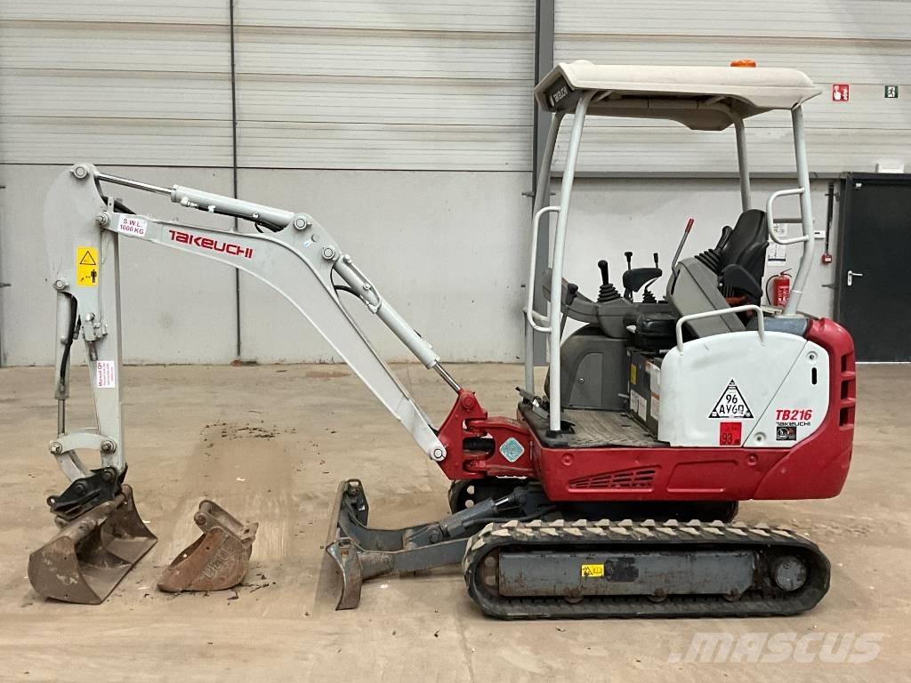 Takeuchi TB 216 Mini bageri <7t