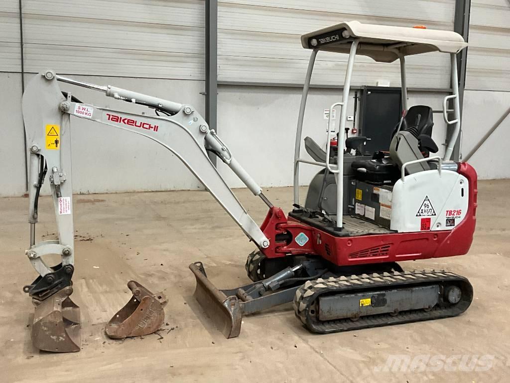 Takeuchi TB 216 Mini bageri <7t