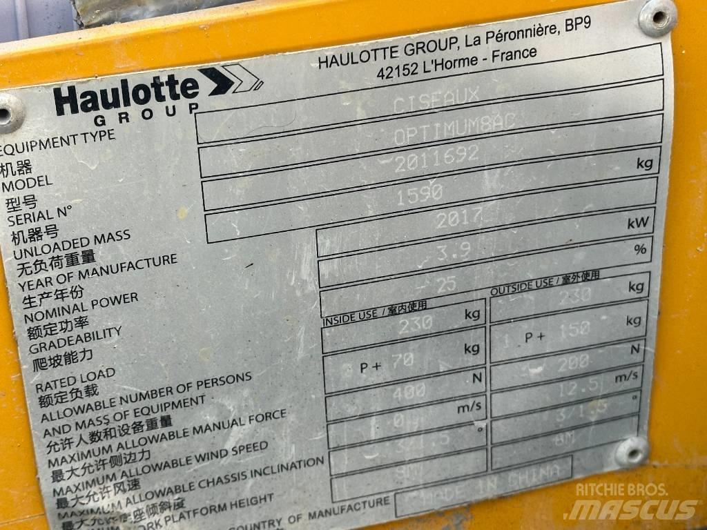 Haulotte OPTIMUM 8 Škaraste platforme