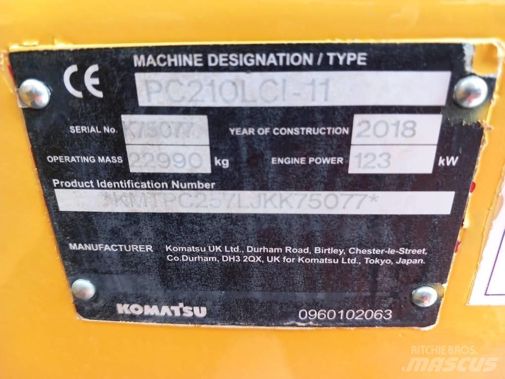 Komatsu PC210LCI-11 Bageri gusjeničari