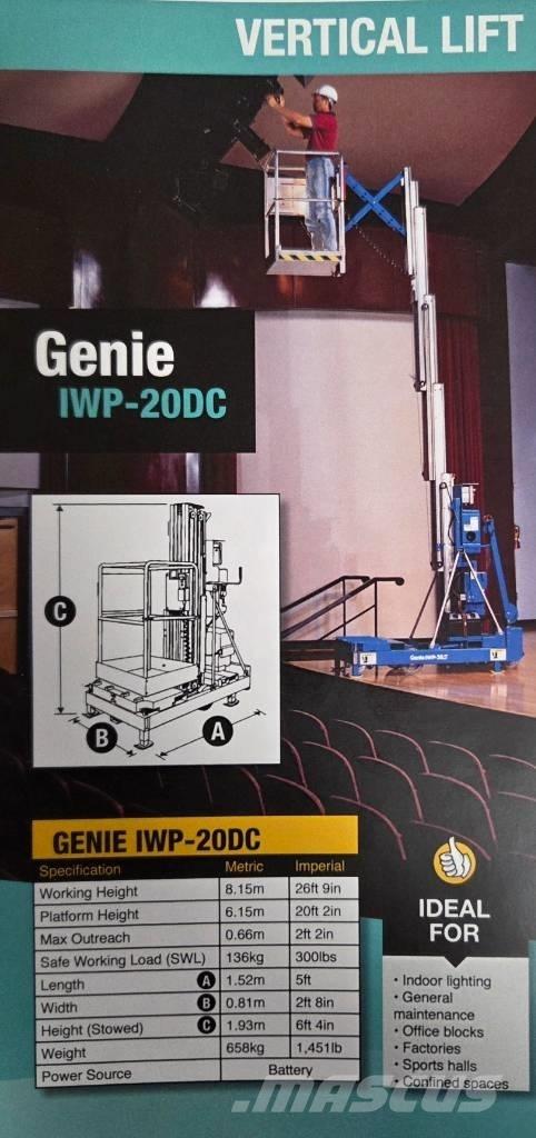 Genie IWP 20 S Vertikalne radne podizne platforme